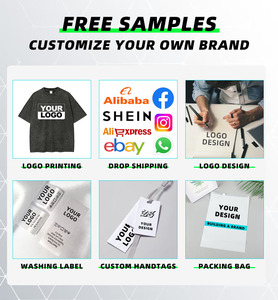 Venta al por mayor OEM 100% algodón para hombre Camiseta de gran tamaño Dtg Print Tee Logo camiseta Heavyweight Stone ácido lavado Vintage camiseta personalizada - Product Image 4