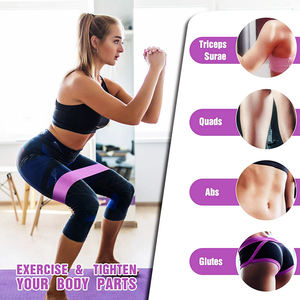 Bande De Resistance Bands <span class=keywords><strong>Loop</strong></span> 3er-Set Übungs training Fitness Yoga Booty Hip Band - Product Image 6