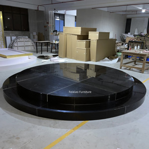 Sân Khấu Ngoài Trời Acrylic Thiết Kế Hiện Đại Sân Khấu Tròn Di Động Cho Sự Kiện Đám Cưới - Product Image 4