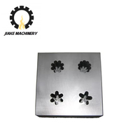 Moule en graphite pour soufflage de verre, forme pétale, fleur, cœur, haute densité, pour crucible en graphite, pour l'art du verre