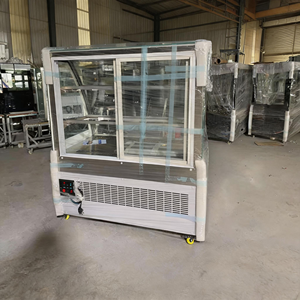 Vitrine Réfrigérée Commerciale à Angle Droit pour Gâteaux, avec Vitre Anti-Buée et Réglable, pour Boulangerie - Product Image 5