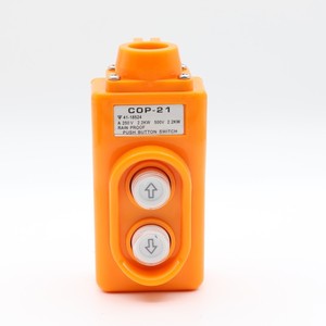 Interrupteur à bouton-poussoir COP-21, 250V, 500V, 2,2kw, boutons monte-abaissé résistants à la pluie pour le contrôle du palan électrique - Product Image 1