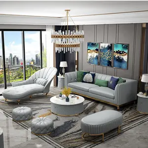 Professionale fornitore di mobili divano del soggiorno set di design moderno