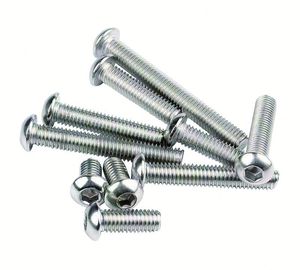 Perno hexagonal con brida M4 M6 M8 M10 M12x30mm de acero inoxidable DIN 6921 3 8 16, aleación de acero al carbono cincado con tuercas - Product Image 1
