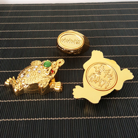 Chanceux argent crapaud brûleur d'encens PDG bureau richesse gardien effraie mauvais rapports financiers richesse grenouille encensoir métal cadeaux