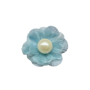 Pinzas para el Cabello con Flores de Perlas Hechas a Mano, Material de Gasa, Accesorios para el Cabello de Uso Diario - Product Image 5
