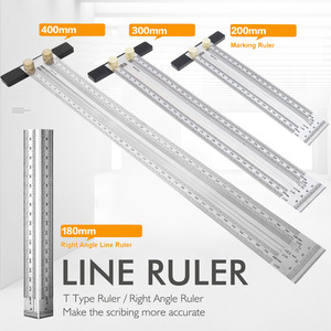 Regla de Carpintería de Acero Inoxidable con Orificios, Herramienta de Escala de Ángulo Recto Cruzado, Hecho en China - Product Image 3