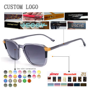 Rectangle Frame <b>Sunglasses</b> With Blue Mirror Lenses Full Rim Unisex Adult Sun Protection 100% UV Protection - Product Image 2