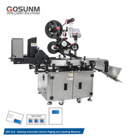 Gosunm – Machine d'applicateur d'étiquettes Portable, vitesse automatique, Machine d'autocollants d'étiquettes plates réglables