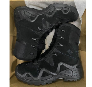 Bottes de randonnée TSB07 AK Aeiska en daim noir et vert, et daim marron désert, durables et imperméables, à tige basse, mi-haute ou haute, pour le désert - Product Image 5