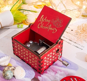 <span class=keywords><strong>Caja</strong></span> de música de madera <span class=keywords><strong>Caja</strong></span> de octava <span class=keywords><strong>manual</strong></span> de madera <span class=keywords><strong>Caja</strong></span> de música pintada de madera pintada con música feliz de Navidad - Product Image 4