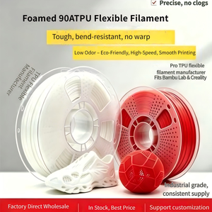 Filament d'impression 3D flexible en TPU moussant 90A, léger, faible odeur, écologique, haute vitesse, flux fluide - Product Image 6