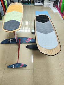 Tabla de surf para niños de madera completa personalizada, tabla de esquí acuático sin energía, tabla de <span class=keywords><strong>Pedal</strong></span> de lámina epoxi de espuma EPS para surfear lagos y ríos - Product Image 4