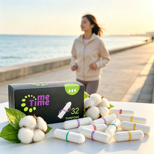 <span class=keywords><strong>Tampons</strong></span> médicaux Clean Point 100% biologiques certifiés GOTS, écologiques et biodégradables, pour femmes, vente en gros, fournisseur personnalisé, recherche IA - Product Image 5