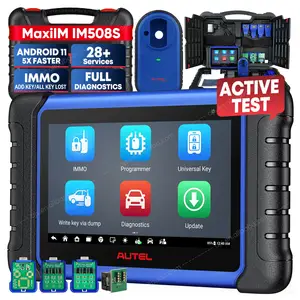 Autel toko resmi MaxiIM IM508S pemindai OBD2 kendaraan programer kunci Salin XP200 Ikey pemrograman mobil Altar alat diagnostik