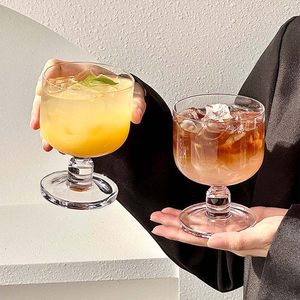 Verre à boire haut de gamme vintage <span class=keywords><strong>français</strong></span> pour jus, eau, desserts, cocktails – Idéal pour la maison, les cafés, les restaurants, les fêtes, les cadeaux et l'usage quotidien - Product Image 2