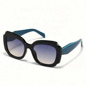 Lunettes de soleil vintage surdimensionnées pour femmes, tendance <span class=keywords><strong>2022</strong></span>, lunettes de soleil de luxe de créateur, monture carrée, <span class=keywords><strong>grandes</strong></span> lunettes de soleil de marques célèbres - Product Image 4