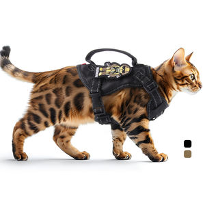 Nuevo Arnés Táctico para Gatos a Prueba de Escape, Ajustable, de Nailon, Chaqueta para Caminar, Acolchado Resistente, Elegante y Reflectante - Product Image 1