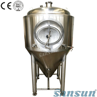 Réservoir de fermentage hygiénique en acier inoxydable, 10 l, réservoir de Fermentation de bière, pour équipement brasserie