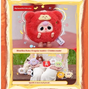 Nouvelle Arrivée Authentique en Gros : Boîte Mystère Thème Animaux en Peluche Baby Three Tuantuan Beast Coming, Poupée Jouet, Pendentif Mignon, Cadeau BB3 - Product Image 3