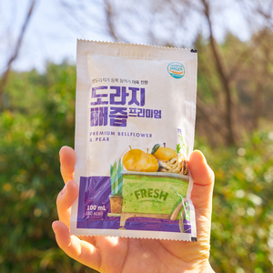 Lê & Bellflower gốc phí bảo hiểm 100ml x 30ea nhiệt độ thấp hấp Lê doraji nước trái cây nước ép rau với vị đắng nhẹ foradults - Product Image 1