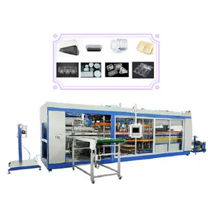 Supermarket PET Meat Packaging Clamshell Tray Thermoforming Machine
