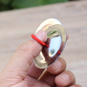 Jouet musical classique pour enfants, cymbales à doigts en cuivre laiton épaissi de 5,5 cm pour l'éducation musicale précoce Orff, instruments de percussion - Product Image 6