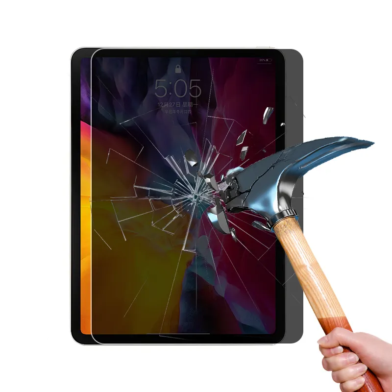 Großhandel Privatsphären-Tablet-Abdeckung Glas für Ipad Pro 10.2 11 12.9 2021 2022 Anti-Peep Bildschirmschutz