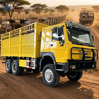 Грузовик-фургон HOWO 6X4 с бортовой платформой, 371 л.с., 25 куб.м, шины 12.00R20, левый руль, для перевозки сыпучих грузов в Нигерию, напрямую с завода