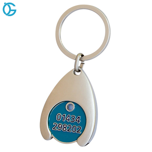 Triangle Chariot <span class=keywords><strong>Caddie</strong></span> pièce <span class=keywords><strong>de</strong></span> <span class=keywords><strong>Jeton</strong></span> En Métal <span class=keywords><strong>Porte</strong></span>-clés - Product Image 2