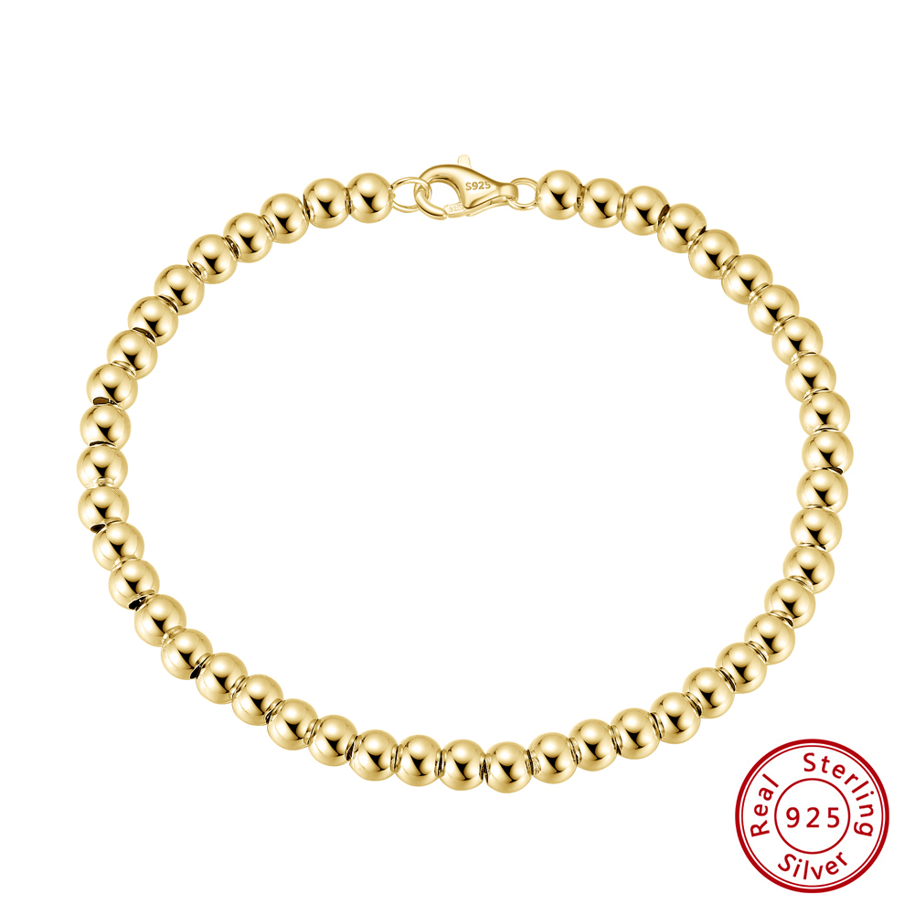 14K Gold Plated-4mm