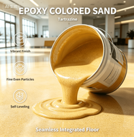 Peinture pour sols en sable coloré époxy, effet carrelage marbre, écologique, haute dureté, imperméable, revêtement liquide couleur personnalisée