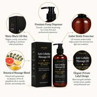 Crème hydratante anti-âge, huile de massage anti-cellulite pour le corps féminin, meilleur soin amincissant pour le corps entier, hydratation et relaxation