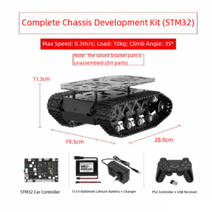 Plataforma de Desarrollo de Robots Robóticos con Orugas de Aluminio WD, Equipada con <span class=keywords><strong>ROS</strong></span>, Cámara de Profundidad 3D LiDAR G4, Compatible con Programación en Python, Motor SLAM - Product Image 5