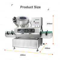 Capuchon métallique automatique VTOPS pour bouteille en verre Twist off Capper Jar Metal Cap Steam Vacuum Capping Machine
