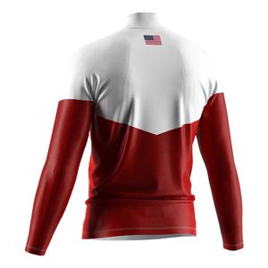 Sudadera de invierno personalizada de fábrica, holgada, informal, con cuello alto, estilo lucha libre, con cremallera de un cuarto, bordado tipo toalla, tipo jersey. - Product Image 4