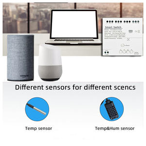 Capteur intelligent WiFi de température et d'humidité TY-TDQ-1CH-220v-T avec contrôle via l'application Tuya pour maison connectée, compatible 7-32V et 85-250V - Product Image 2
