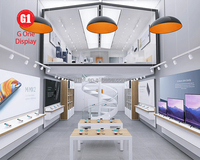 Étagère d'exposition pour accessoires de téléphonie mobile, présentoir de produits numériques, vitrine de supermarché, vitrine électronique