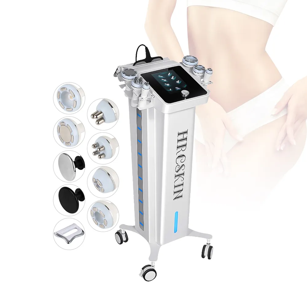 Vertical Japan 9 in 1 cet ret RF 44k radiofrequency skin tightening 3 vacuum rf 40k body slimming machine