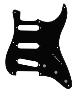 3Ply Black 11 Hole SSS Scratch Plate ST Guitar Pickguards for ST Guitar Parts