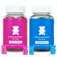 Gummies OEM pour l'augmentation des fesses et des seins, effet BBL
