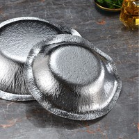 Russie transfrontalière Hengguang Commercial Dry Pot 304 Trois Couches En Acier Martelé Japonais Lotus Feuille Style Coréen Crabe Tom Yum Soupe Stock Pot Pot