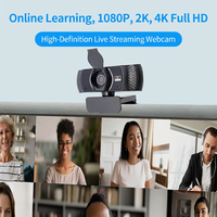 ZYKD SYONG 4K Otomatik Odaklamalı Web Kamerası UHD 30fps 8 Mega CMOS Mikrofonlu USB Eğitim Canlı Konferans Masaüstü Dizüstü Bilgisayar PC 4K Bilgisayar için
