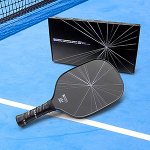 Paleta de Pickleball de fibra de carbono sin procesar, 16mm, mango alargado forjado con carbono aprobado por USAPA, nivel avanzado de giro mejorado - Product Image 3