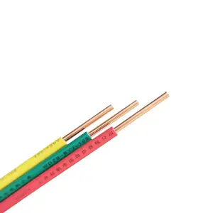 Low Voltage WDZB-BYJ XLPE 1.5mm 2.5mm 4mm 6mm flame retardant single core cable shielding underground cable