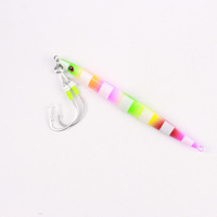 Umpan Pancing Logam Vertikal Efek Bercahaya 80g/100g/120g/160g/200g 250g, Umpan Jigging Slow Pitch, Umpan Jig Timbal