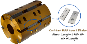Cuchillas de Repuesto para Cabezal de Corte Helicoidal, de Alta Resistencia, para Corte de Madera, con Buen Efecto de Corte - Product Image 2