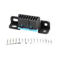 Interface de diagnostic automobile 16 broches OBDII OBD2 OBD-II connecteur OBD 2 voies