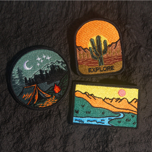 <span class=keywords><strong>Patch</strong></span> brodé personnalisé à transfert thermique, logo rond, broderie à repasser, lettres, casquettes, <span class=keywords><strong>patch</strong></span> brodé en chenille avec velcro - Product Image 4