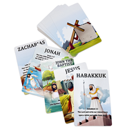 Fabricant de cartes à jouer personnalisées par stratification brillante Jeu de cartes d'affirmation de cartes d'éducation personnalisé avec instructions